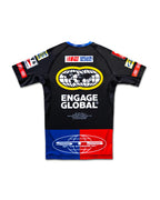 Engage Racer Black Short Sleeve Rash Guard