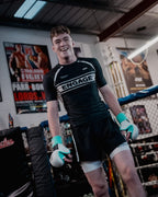 Engage Invictus Black Short Sleeve Rash Guard
