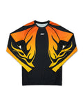 Engage Nebula Orange Long Sleeve Rash Guard