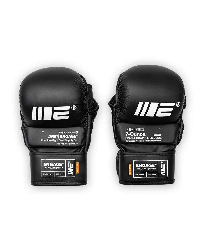 Guantes Engage Mma Grappling Wip Series Black