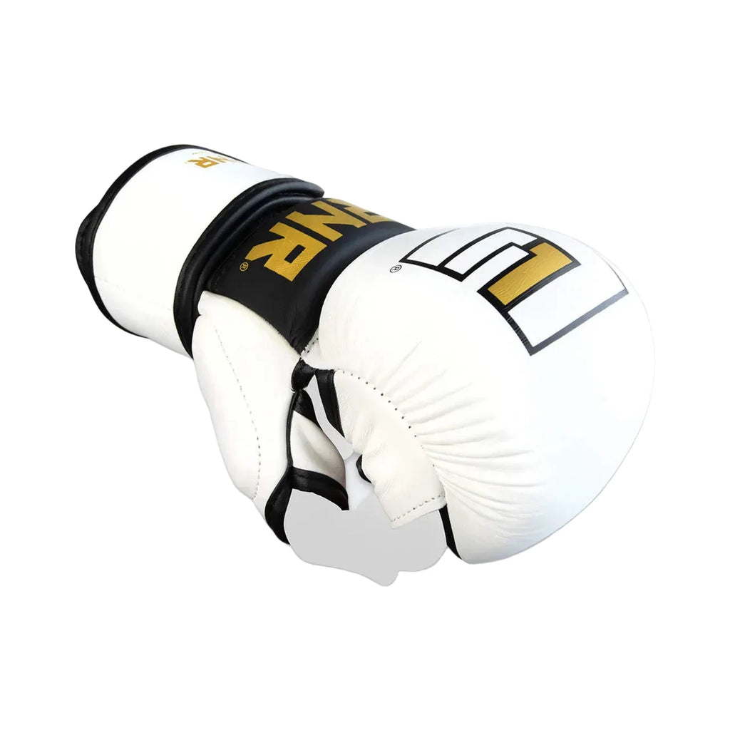 Guantes Sparring MMA Combat Corner Spar White - Blancas vista frontal