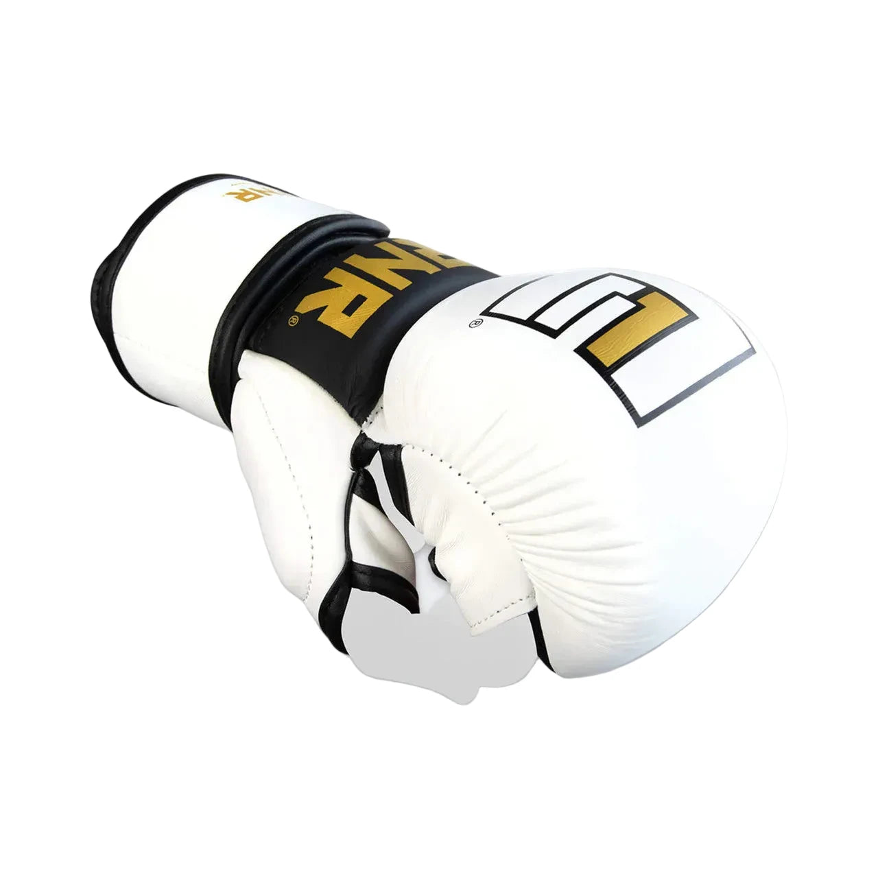 Guantes Sparring MMA Combat Corner Spar White - Blancas vista frontal