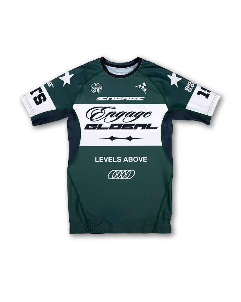 Engage Pit Crew Short Sleeve Rash Guard – Eucalypt