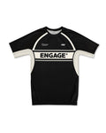 Engage Invictus Black Short Sleeve Rash Guard