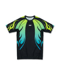 Engage Nebula Blue Short Sleeve Rash Guard