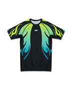 Engage Nebula Blue Short Sleeve Rash Guard