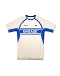 Engage Invictus Royal Ivory Short Sleeve Rash Guard