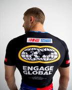 Engage Racer Black Short Sleeve Rash Guard