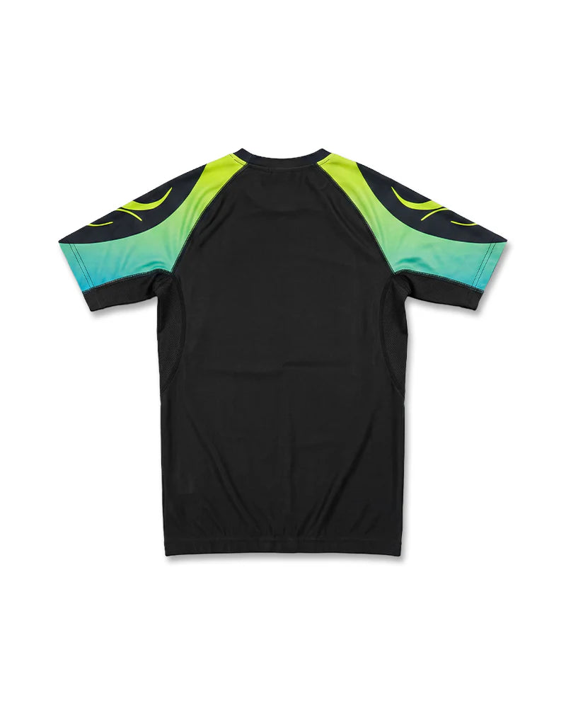 Engage Nebula Blue Short Sleeve Rash Guard