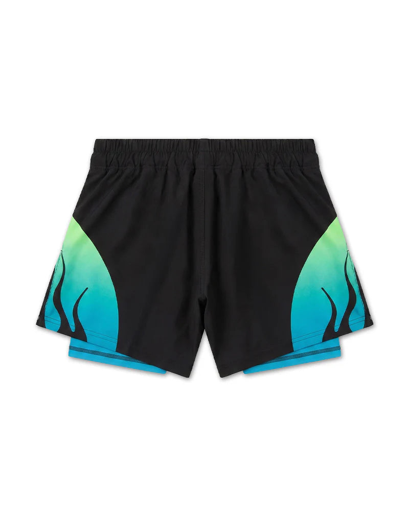 Engage Nebula Blue 2-in-1 Hybrid Shorts
